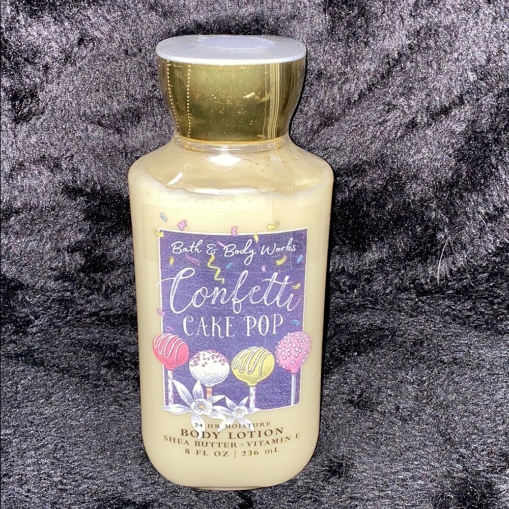 Bath And Body Works confetti cake pop lotion